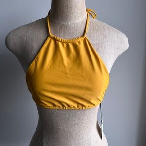 Jade Swim Gia Top in Golden Size XS